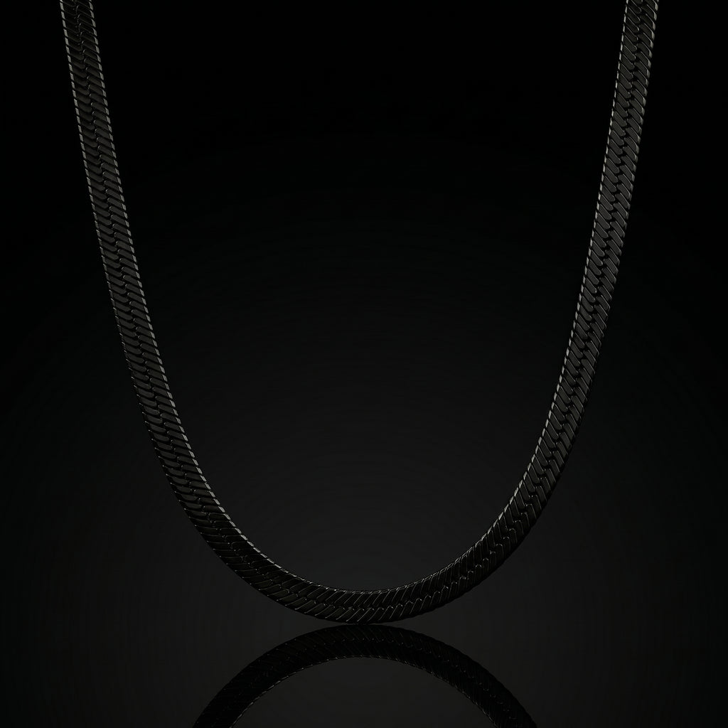 Herringbone Snake Chain Necklace
