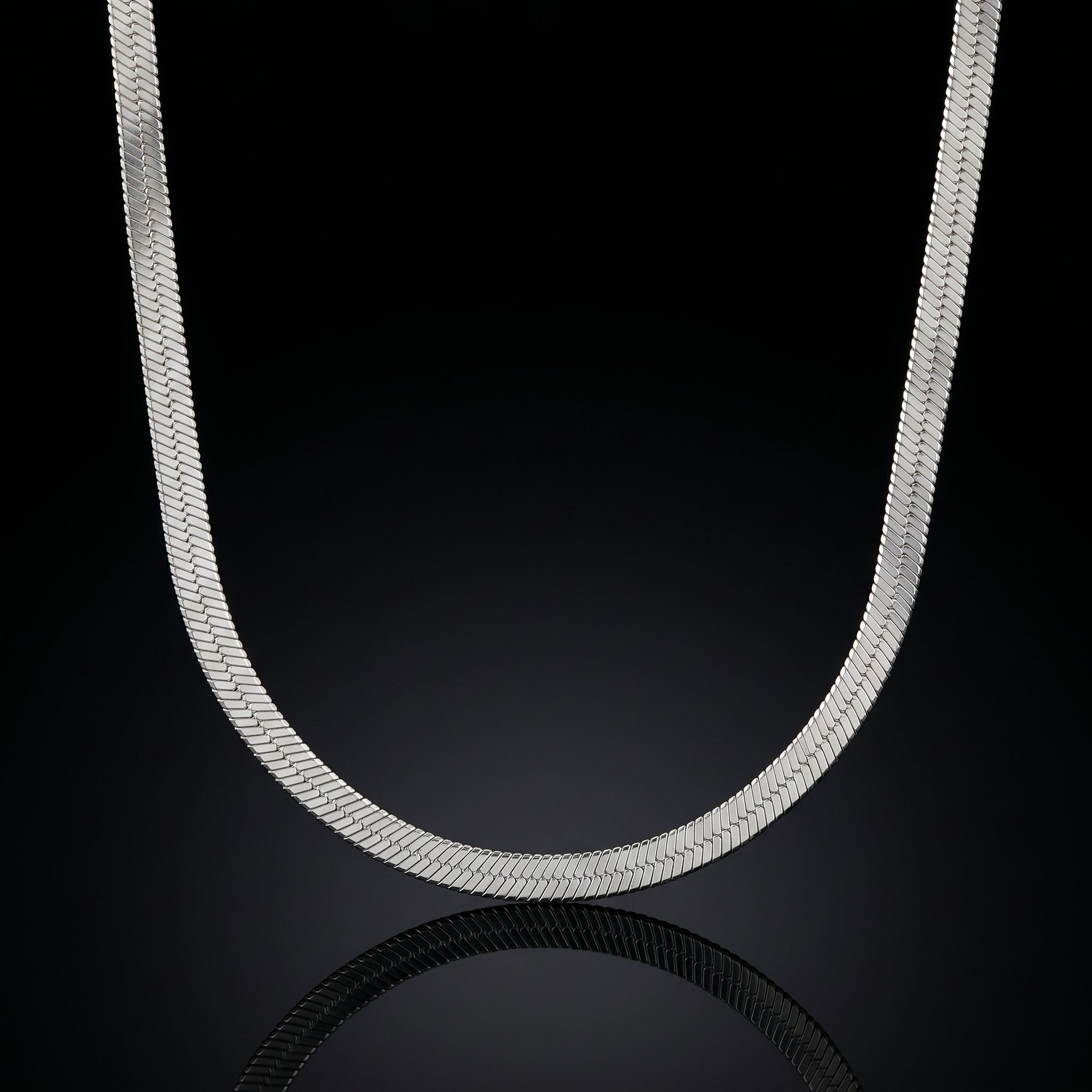 Herringbone Snake Chain Necklace