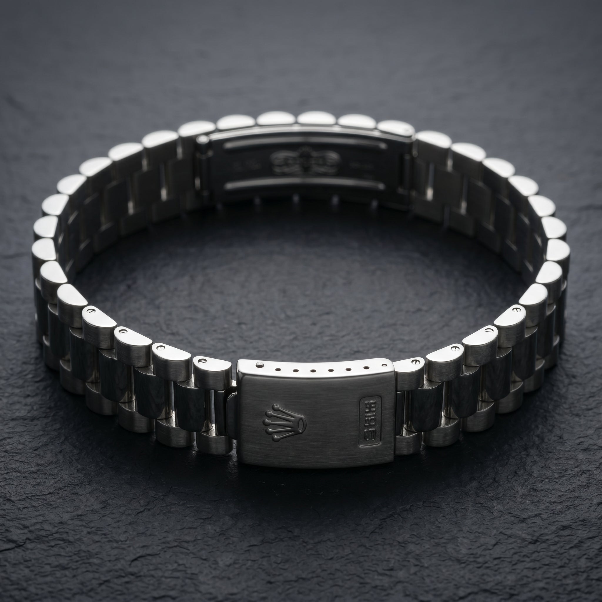 President-Style Bracelet — Silver