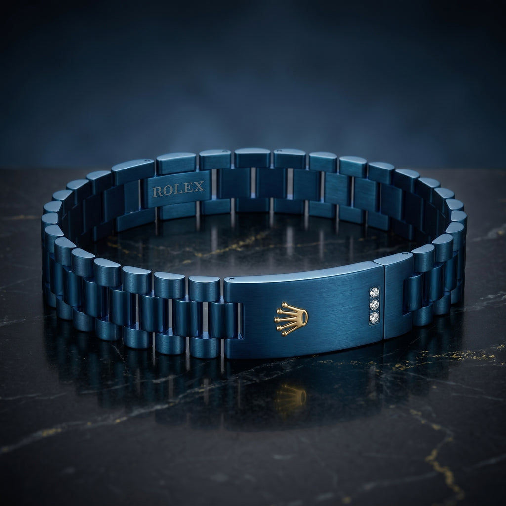 President-Style Bracelet — Silver