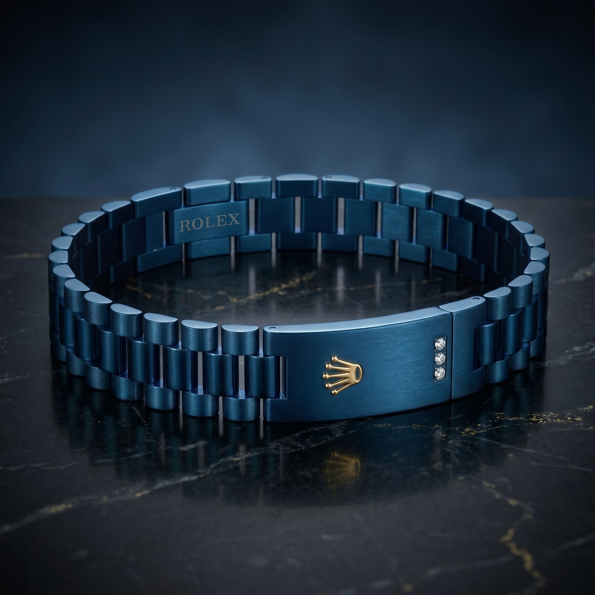 President-Style Bracelet — Silver
