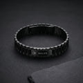 President-Style Bracelet — Black