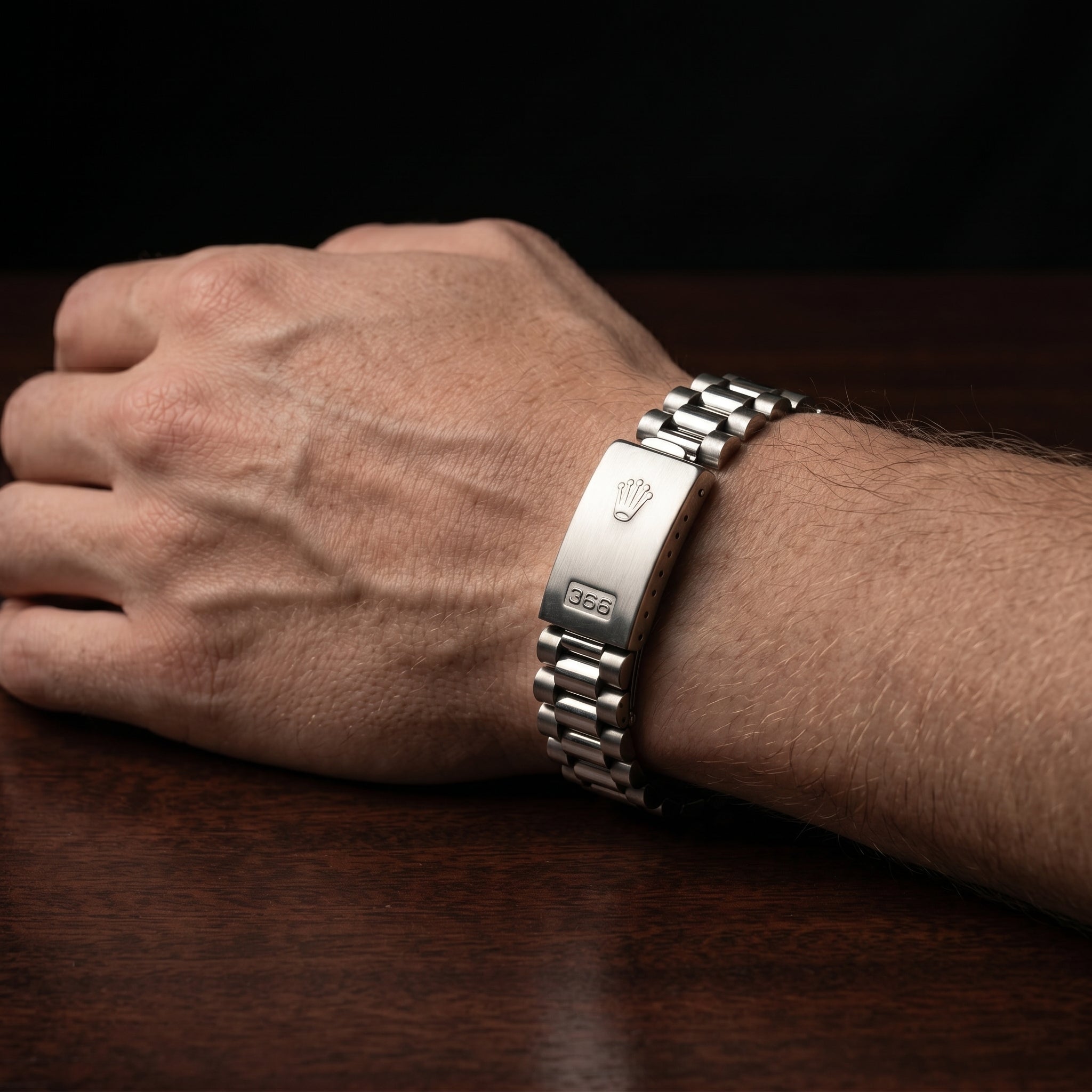 President-Style Bracelet — Silver