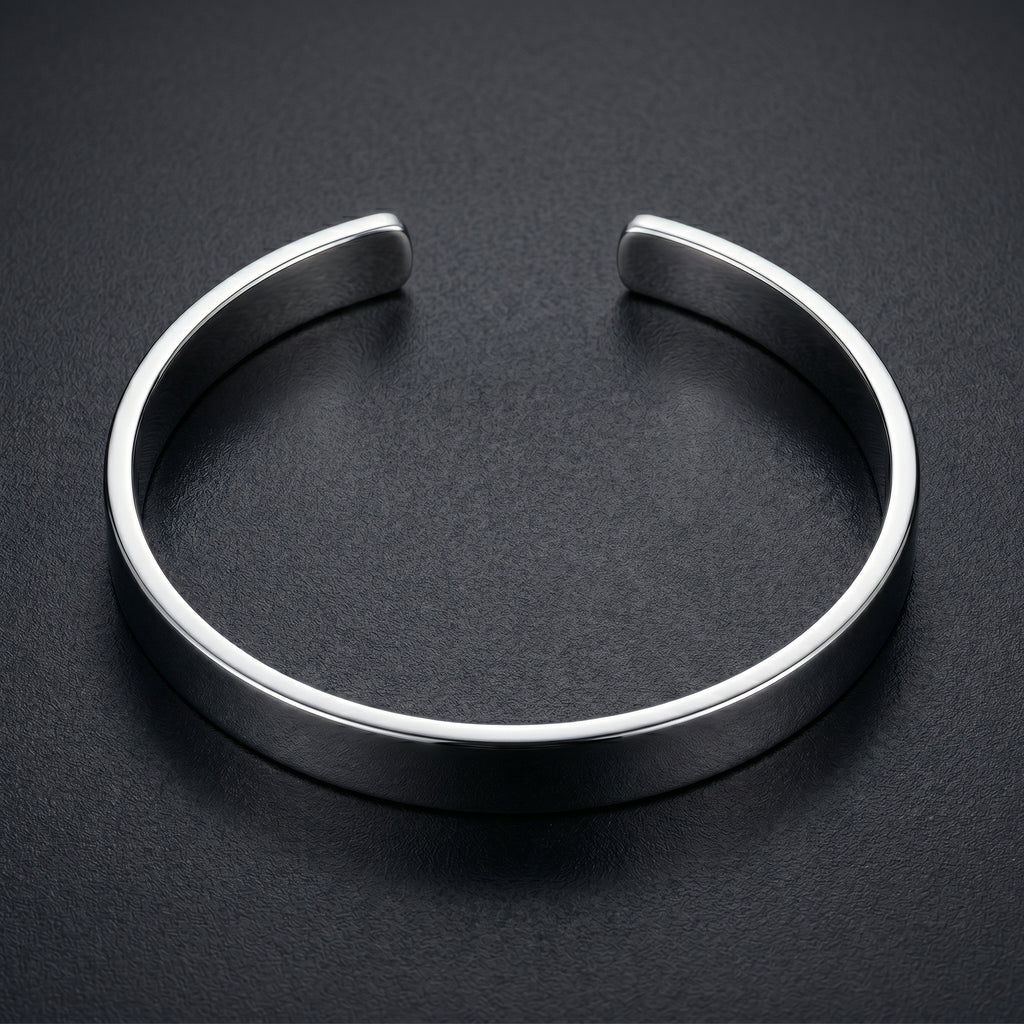 Minimalist Flat Cuff Bracelet