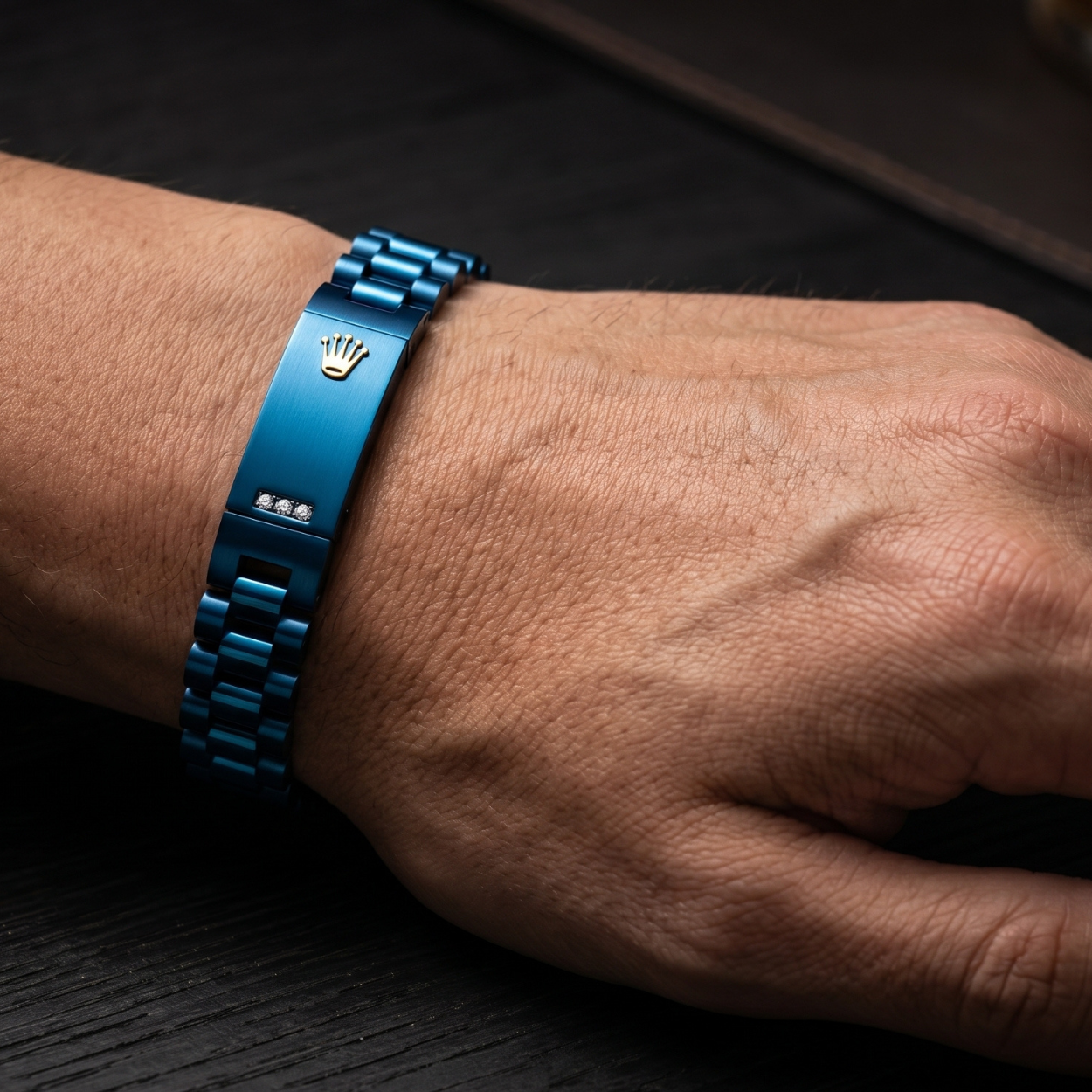 President-Style Bracelet — Silver